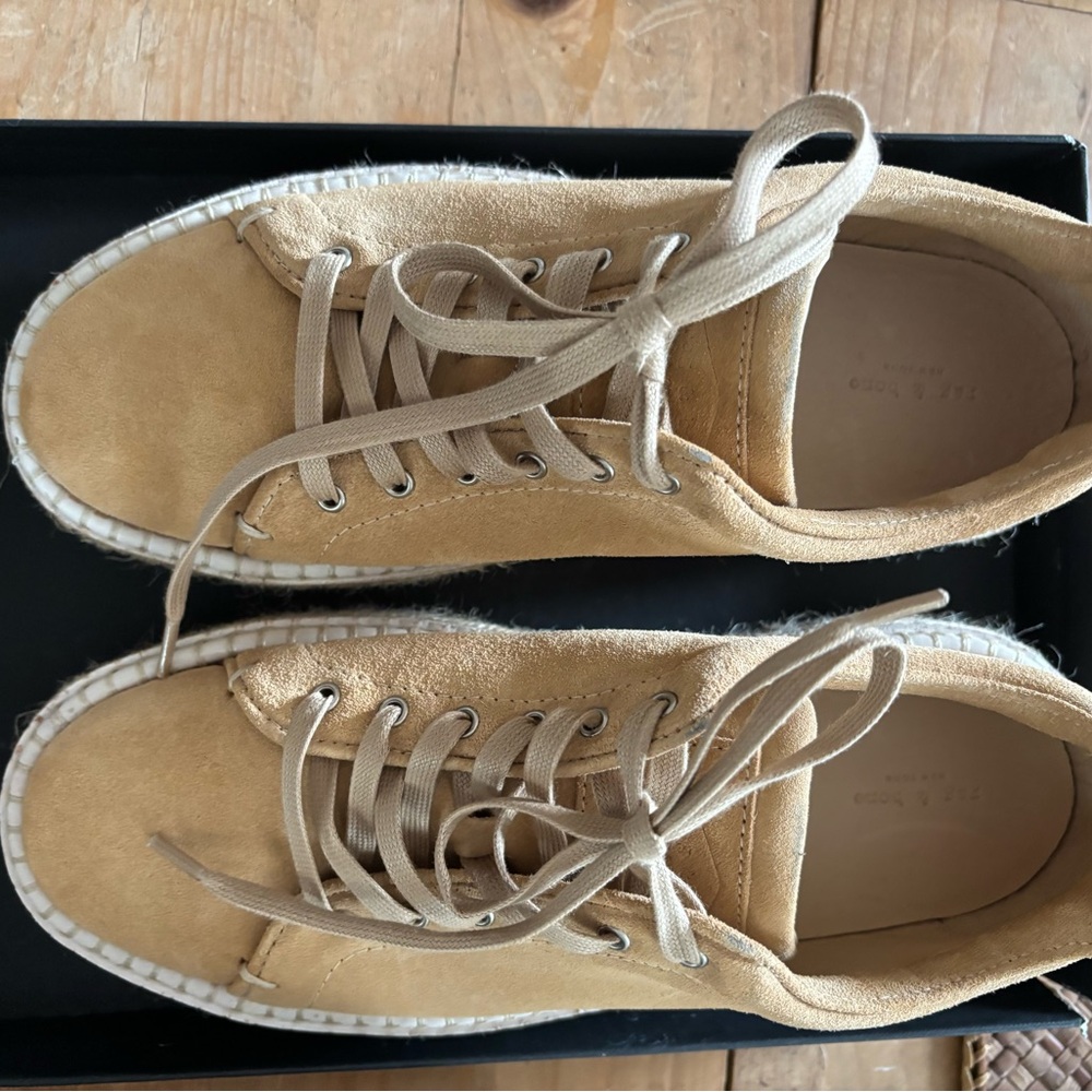 rag & bone platform espadrilles - new in box